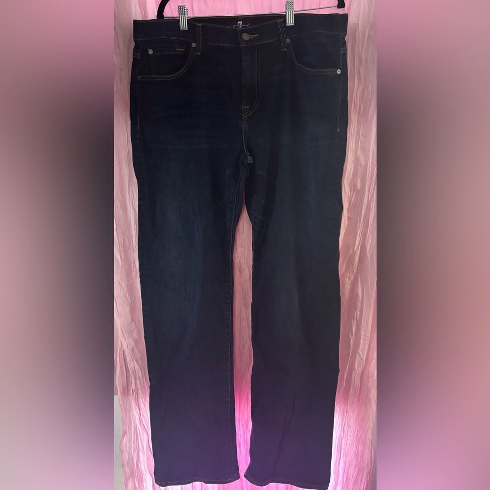 7 For All Mankind Men's Blue Jeans